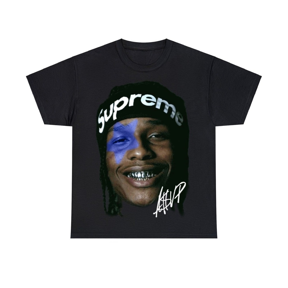 ASAP ROCKY T-SHIRT 90s Hip Hop Rap Tee Asap Mob Style T-shirt